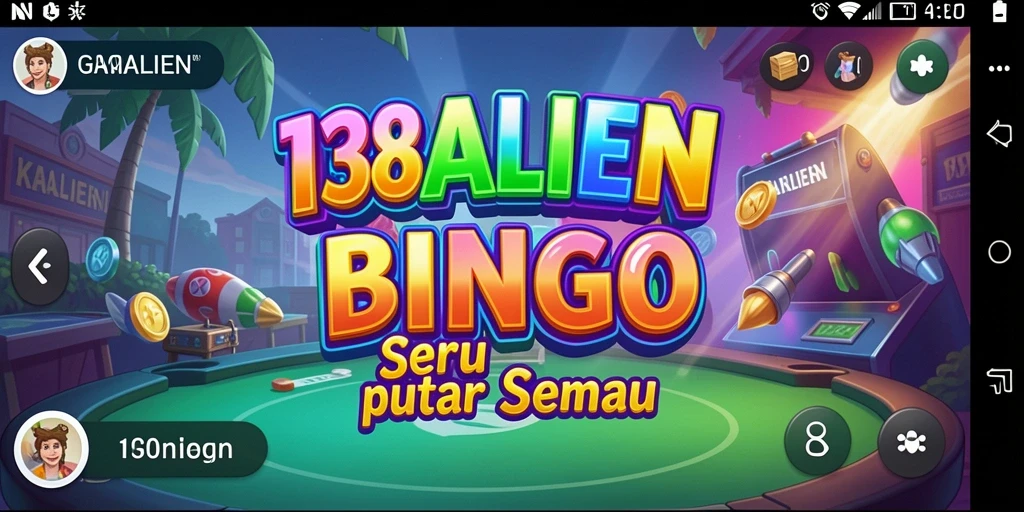 Gameplay Bingo yang seru di 138ALIEN