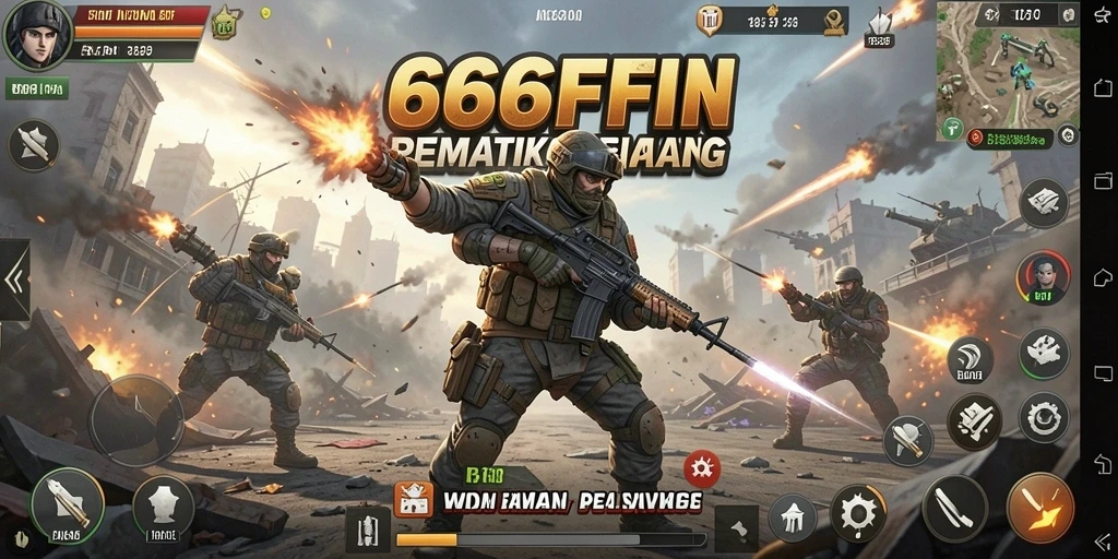 Tampilan menarik dari gameplay 666FF dengan aksi pertempuran yang intens.
