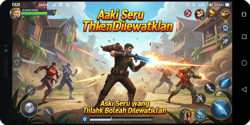 Screenshot utama AMS789 menunjukkan aksi seru dan gameplay yang menegangkan.