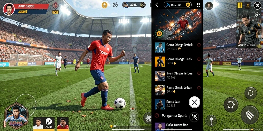 Tampilan menarik dari gameplay olahraga yang seru di API36.
