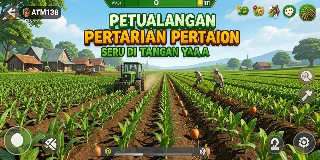 Gameplay seru di ATM138 dengan petualangan pertanian.