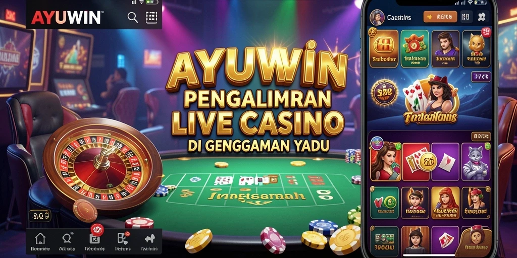 Tampilan gameplay AYUWIN Live Casino yang mengesankan dan interaktif.