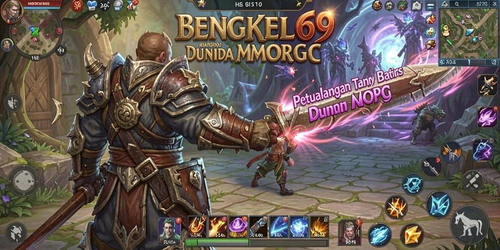 Tampilan gameplay seru dalam dunia petualangan BENGKEL69.