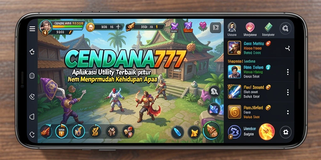 Tampilan antarmuka intuitif CENDANA777 yang mudah digunakan.
