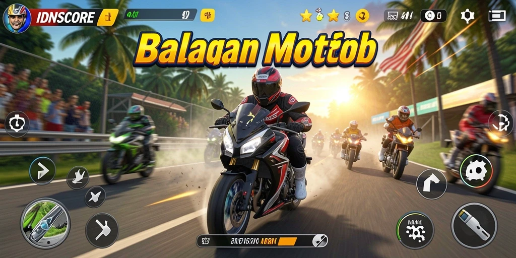 Tampilan gameplay seru dan menegangkan dari IDNSCORE.