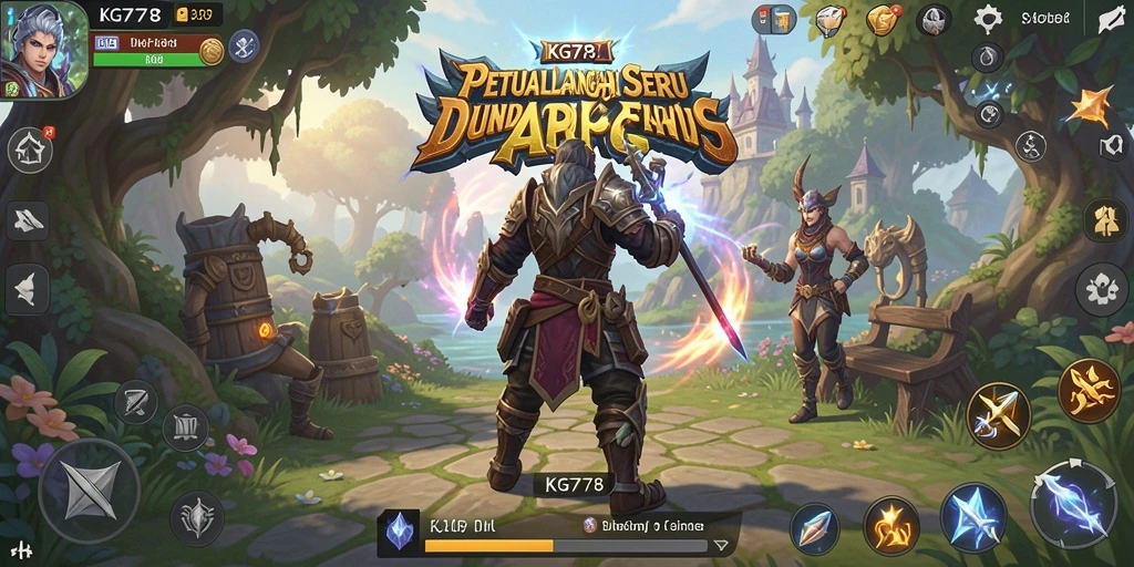 Tampilan gameplay seru KG778 di dunia ARPG yang menarik.