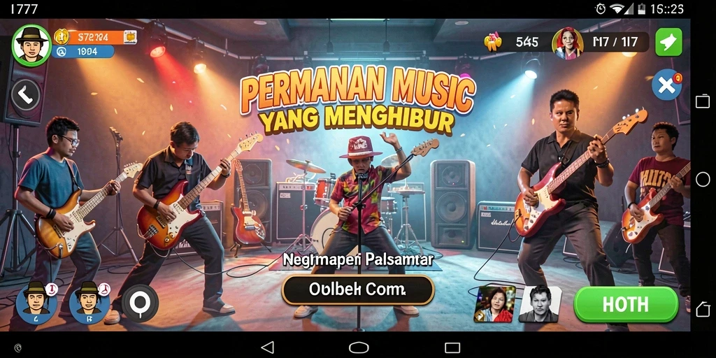 Tampilan menarik dari gameplay L777 yang penuh ritme.