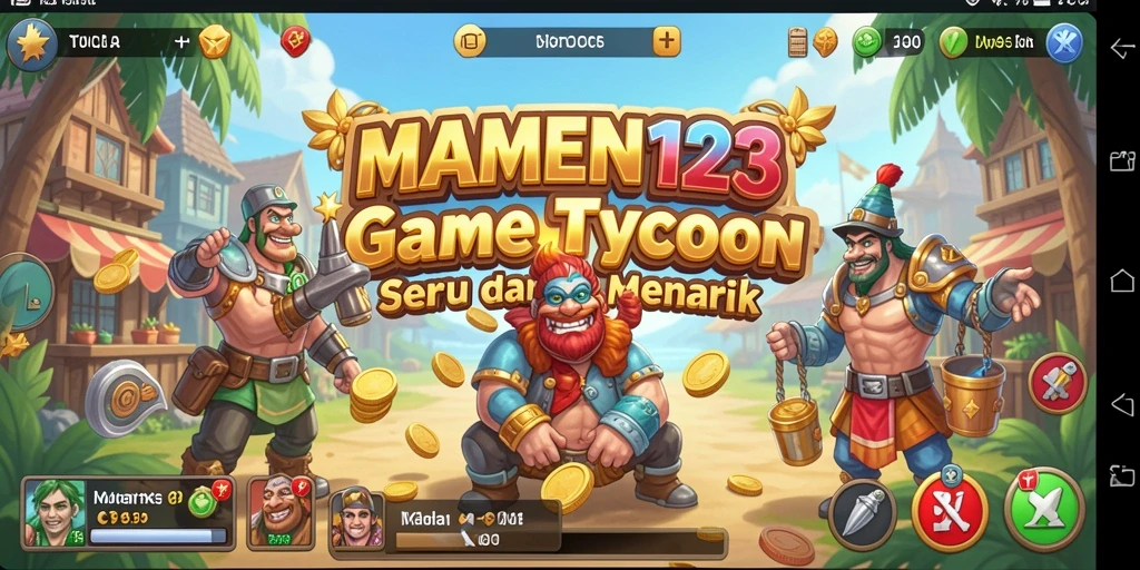 Tampilan gameplay MAMEN123 yang menarik dan penuh tantangan.