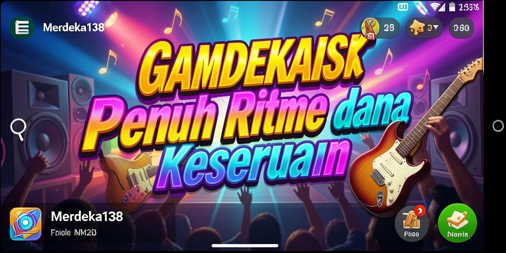Tampilan gameplay MERDEKA138 yang mengasyikkan dan penuh irama.