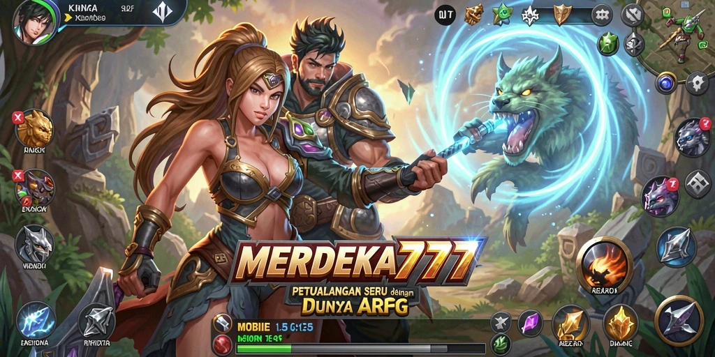 Tampilan menarik dalam pertempuran ARPG yang mendebarkan.