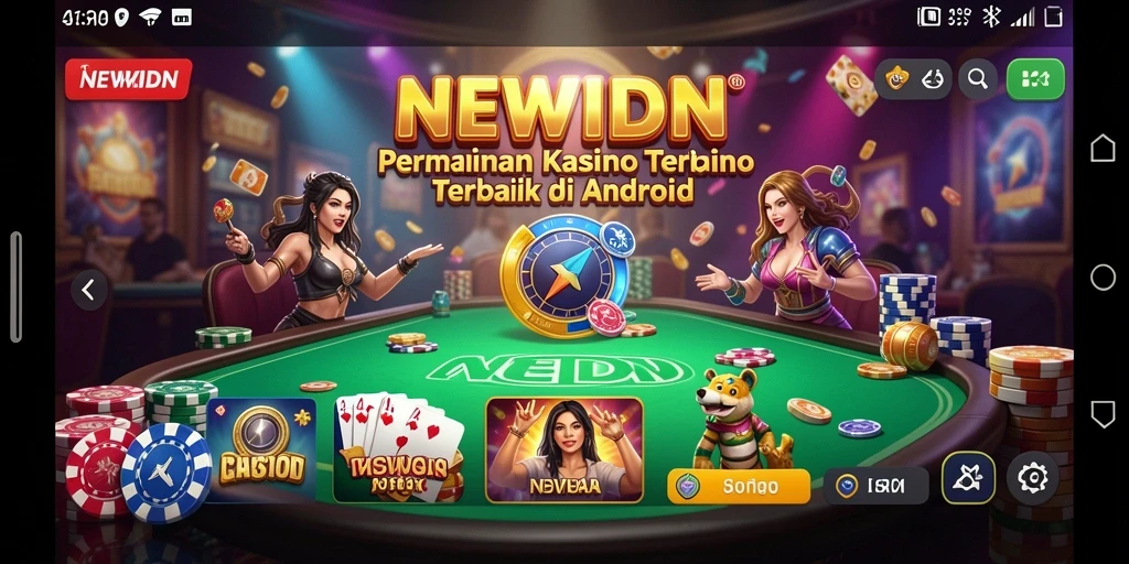Tampilan gameplay <strong>NEWIDN</strong> yang mendebarkan dan menarik.