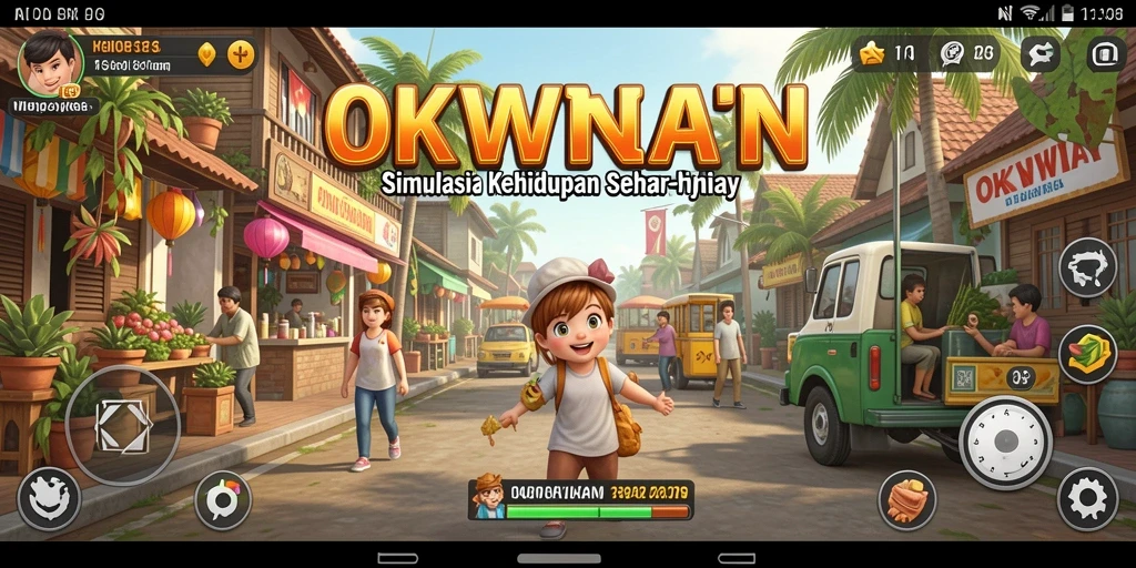 Tampilan gameplay OKWIN yang menarik dan interaktif.