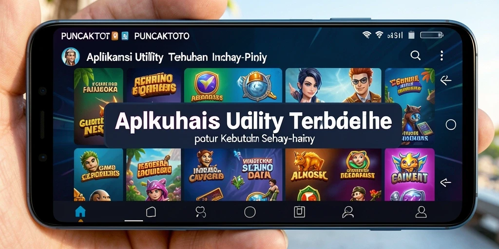 Tampilan aplikasi PUNCAKTOTO yang menarik dan fungsional.