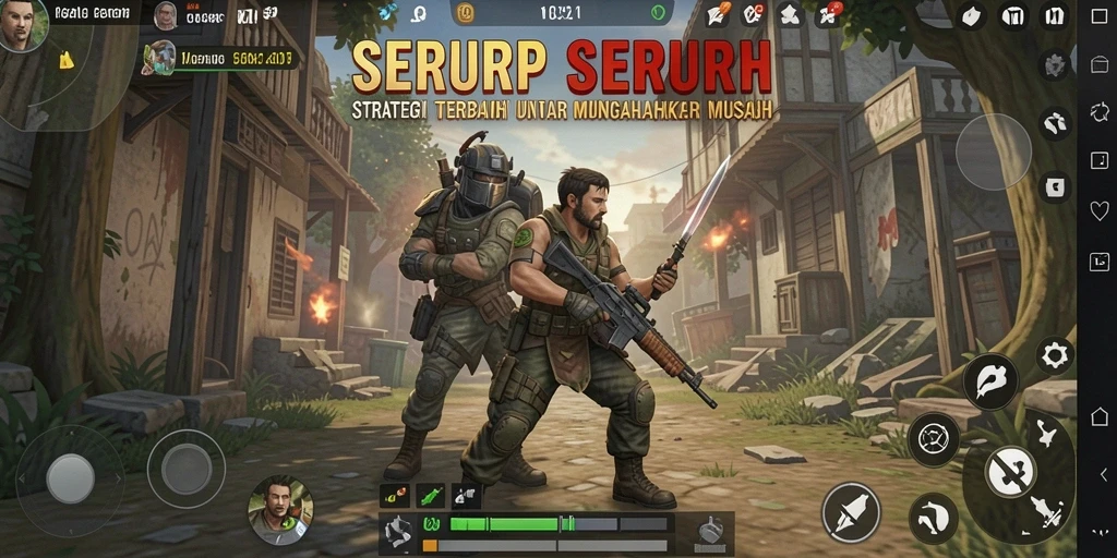 Tampilan utama dari gameplay SERURP yang penuh taktik.