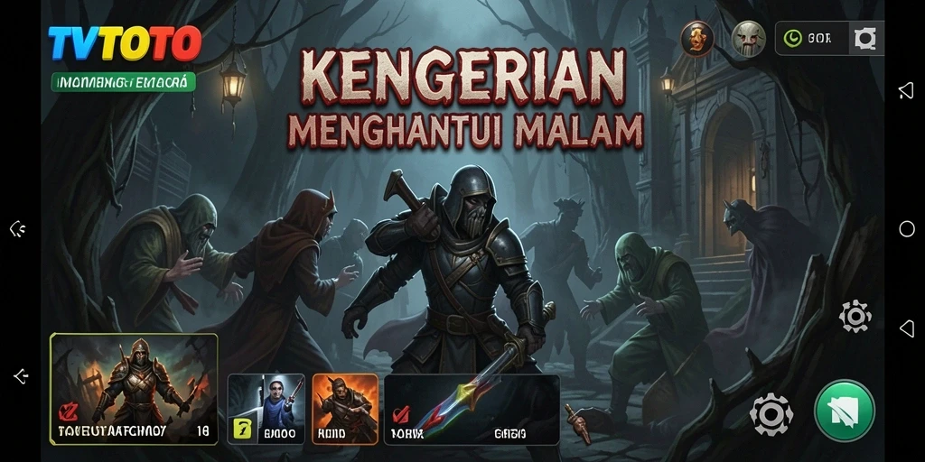 Gameplay menegangkan dalam suasana horor yang menghantui.